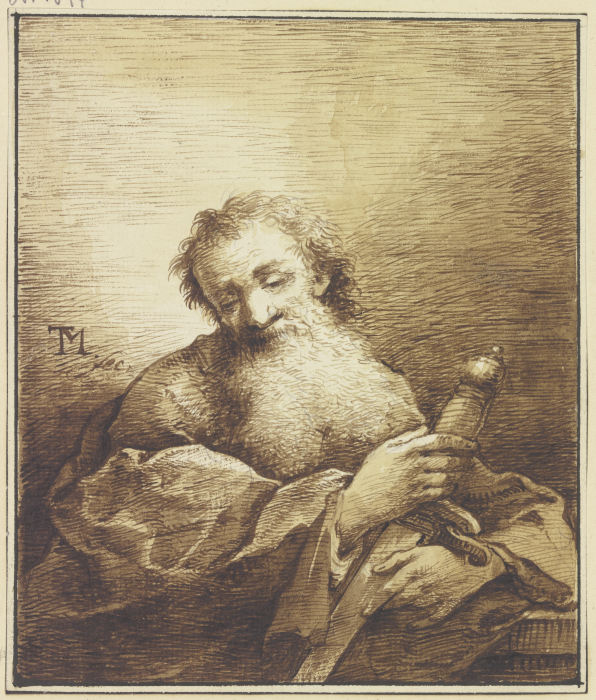 Paul the Apostle van Johann Georg Trautmann