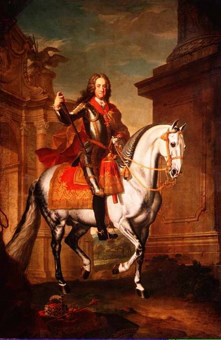 Kaiser Charles VI van Johann Gottfried Auerbach
