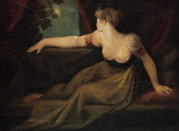 Dame im Mondschein van Johann Heinrich Füssli