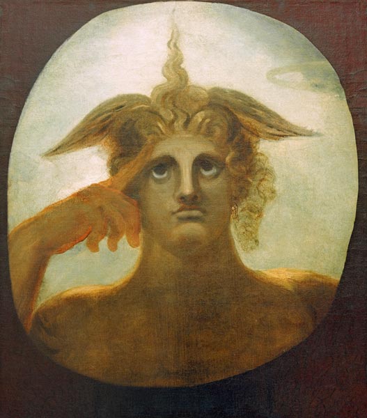 Head of Satan van Johann Heinrich Füssli