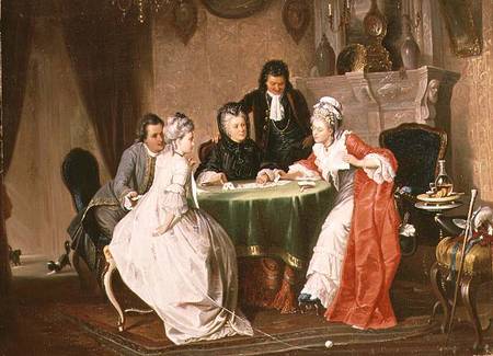 The Card Game van Johann Joseph Geisser