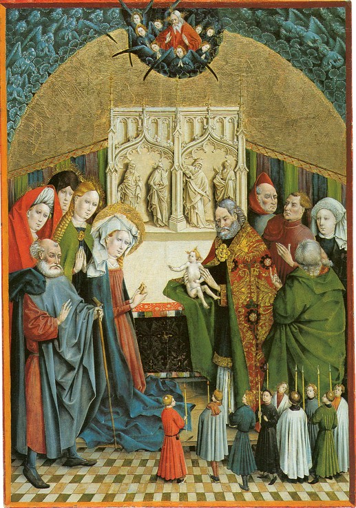 The Presentation of Jesus at the Temple van Johann Koerbecke