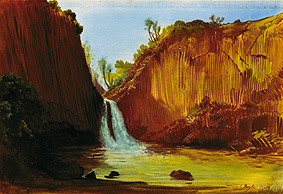 Der Wasserfall von Regla. van Johann Moritz Rugendas