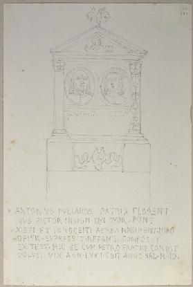 Grabmonument der Brüder Antonio und Piero Pollaiuolo in San Pietro in Vincoli in Rom