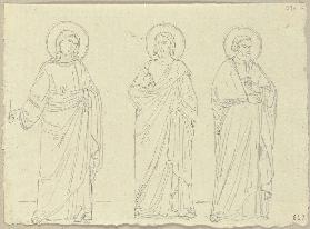Heiligenbilder aus der Kapelle des heiligen Nikolaus in S. Francesco zu Assisi