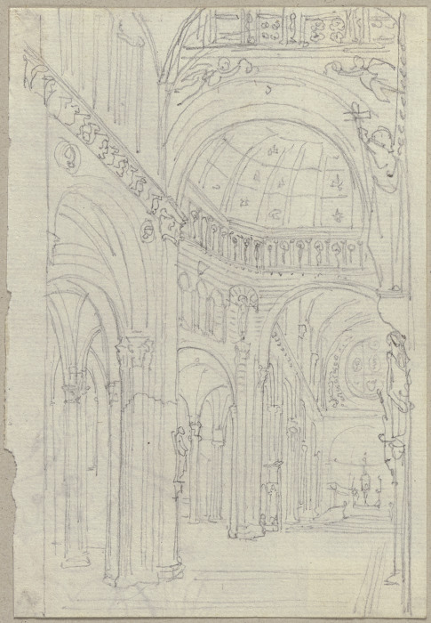 Innenraum des Doms zu Siena van Johann Ramboux