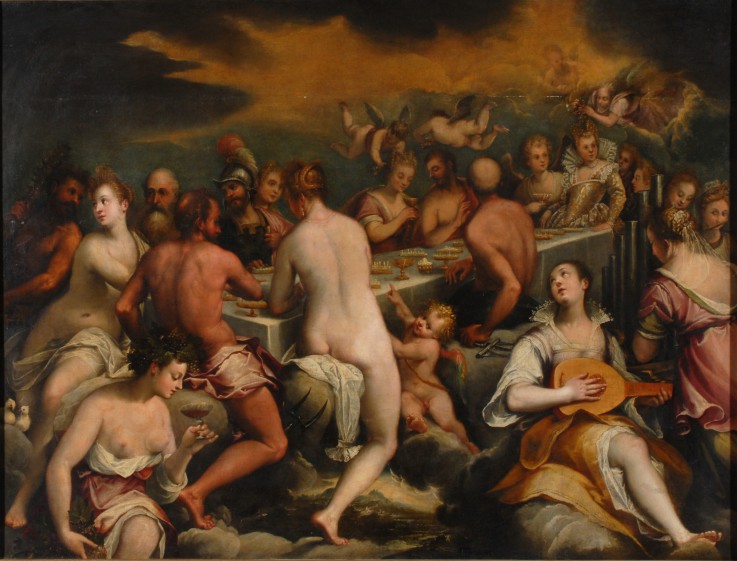 The Feast of the Gods van Johann Rottenhammer