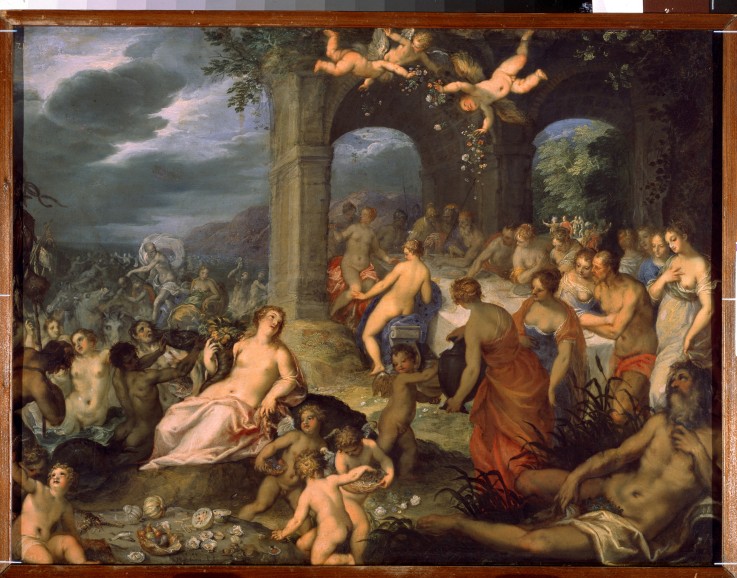 The Feast of the Gods (The Marriage of Peleus and Thetis) van Johann Rottenhammer