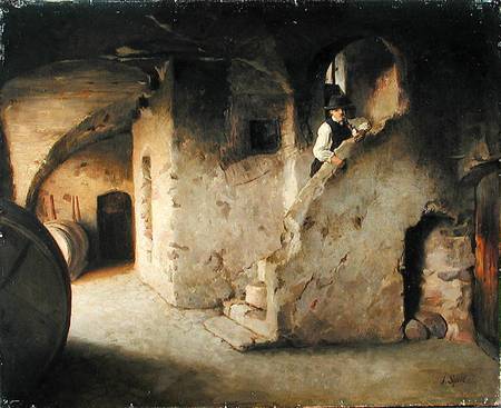 A Wine Cellar van Johann Sperl