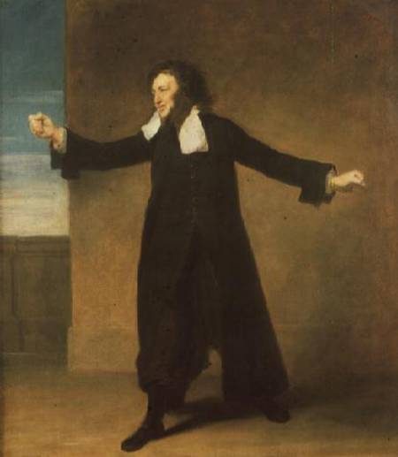 Charles Macklin (c.1697-1797) as Shylock in 'The Merchant of Venice' by William Shakespeare at Coven van Johann Zoffany
