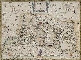 Pauluskarte des Hochstifts Münster aus: 'Prodromus Geographicus...'