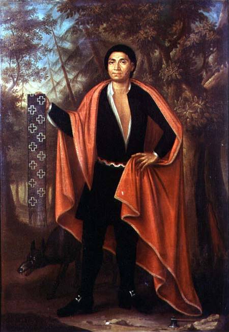 Tac Yec Neen Ho Gar Ton (Red Indian), Emperor of the Six Nations van Johannes or Jan Verelst