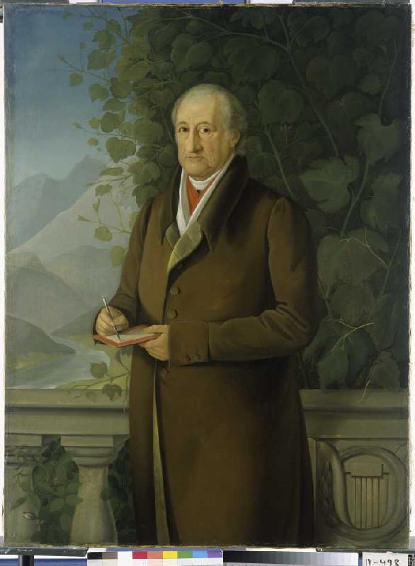Johann Wolfgang von Goethe van Johann Joseph Schmeller