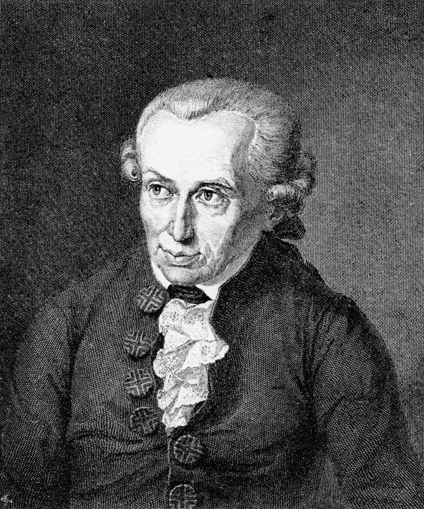 Kant, Immanuel Königsberg - Philosoph, Holzstich von J. L. Raab nach dem Gemälde von G. Doebler. van Johann Leonhard Raab