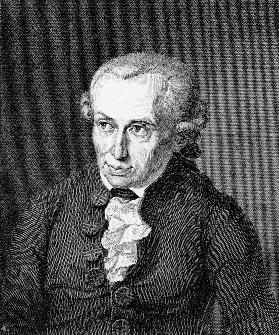 Kant, Immanuel Königsberg - Philosoph, Holzstich von J. L. Raab nach dem Gemälde von G. Doebler.