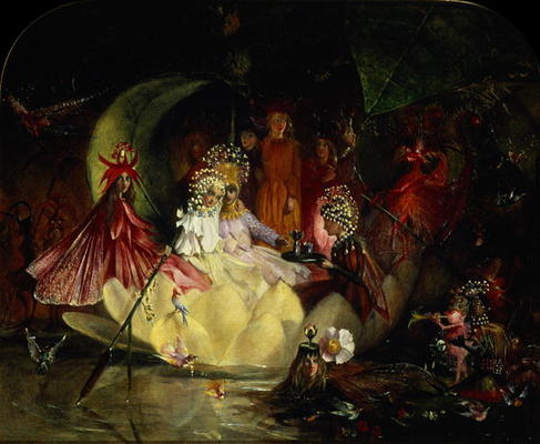 The Marriage of Oberon and Titania van John Anster Fitzgerald