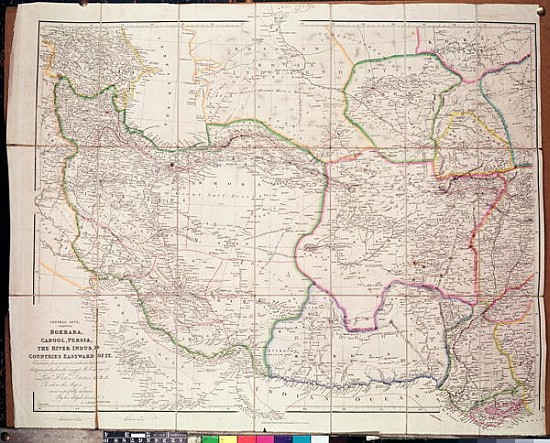 Map of Central Asia van John Arrowsmith