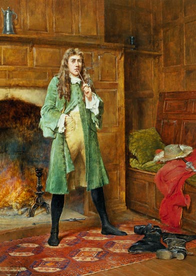The Dashing Cavalier  (one of a pair van John Arthur Lomax