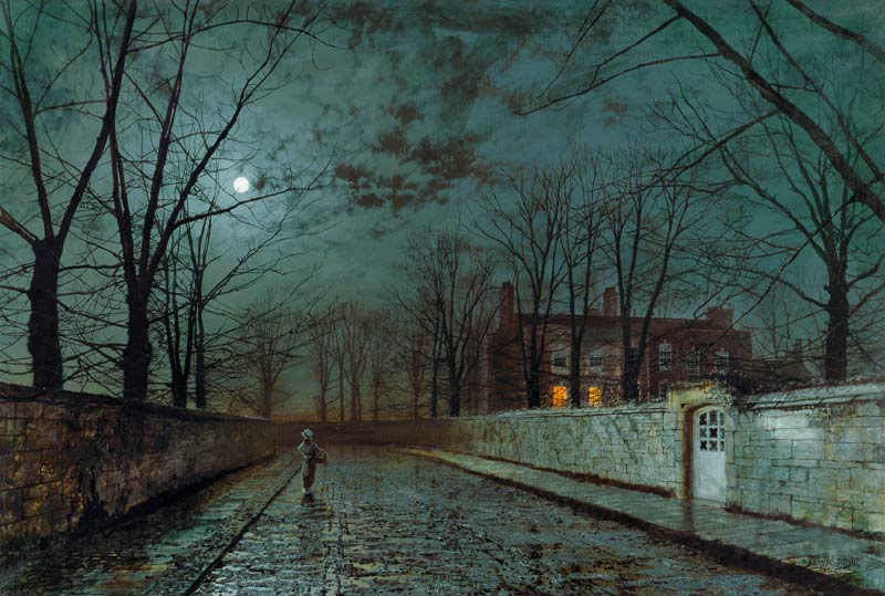Silver Moonlight van John Atkinson Grimshaw