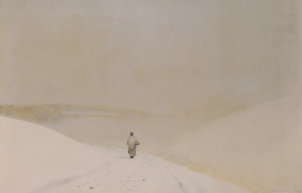 Snow and Mist (Caprice in Yellow Minor) (oil on canvas) van John Atkinson Grimshaw