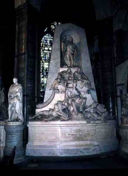 Monument to William Pitt the Elder van John Bacon