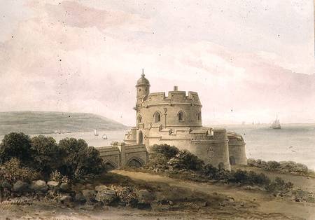 St. Mawes Castle, Cornwall van John Chessell Buckler