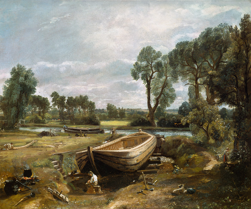 Boat Building van John Constable