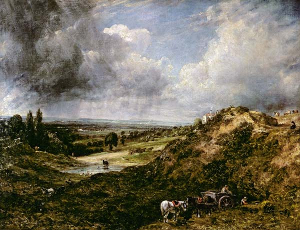 Hampstead Heath, Branch Hill Pond van John Constable