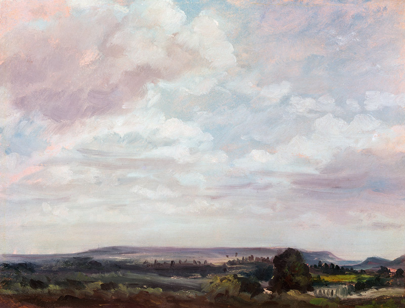 View in Wiltshire van John Constable