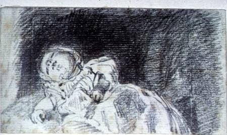 A baby (possibly Maria Louisa Constable) van John Constable