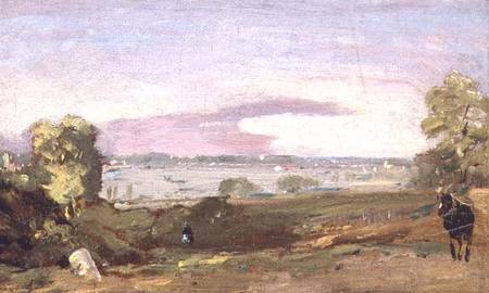 Dedham Vale, Suffolk  canvas laid on van John Constable