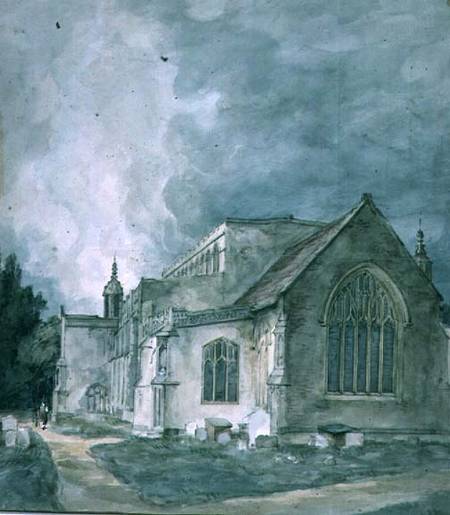 East Bergholt Church: Exterior van John Constable