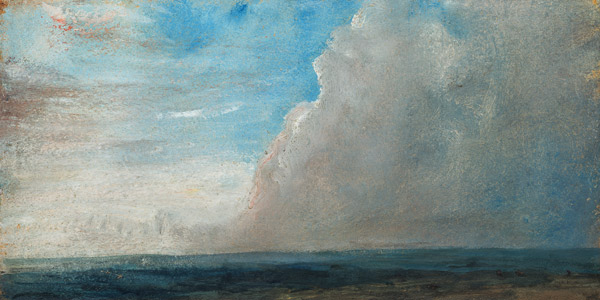 Sky Study (oil on canvas) van John Constable