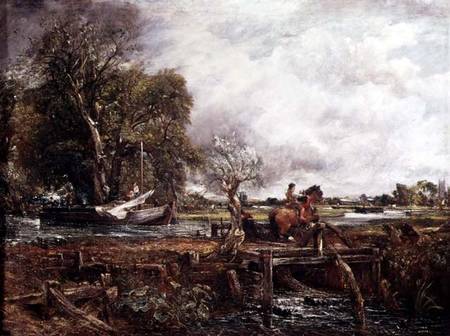 The Leaping Horse van John Constable