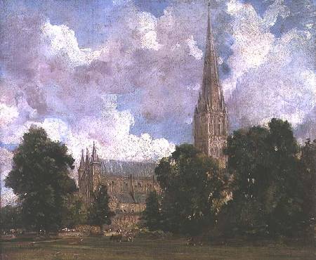 Salisbury Cathedral from the south west van John Constable