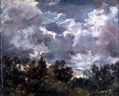 Study of Sky and Trees van John Constable