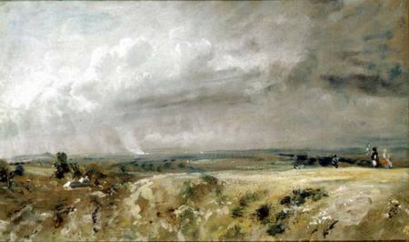 View on Hampstead Heath van John Constable