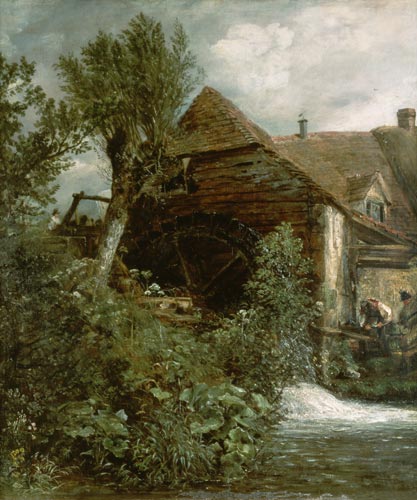 Watermill at Gillingham, Dorset van John Constable