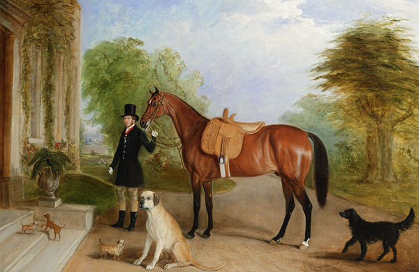 A Groom with a Horse van John E. Ferneley d.J.