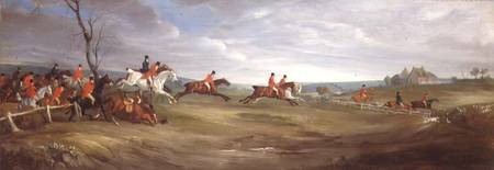 A Hunt Scurry with The Quorn van John E. Ferneley d.J.