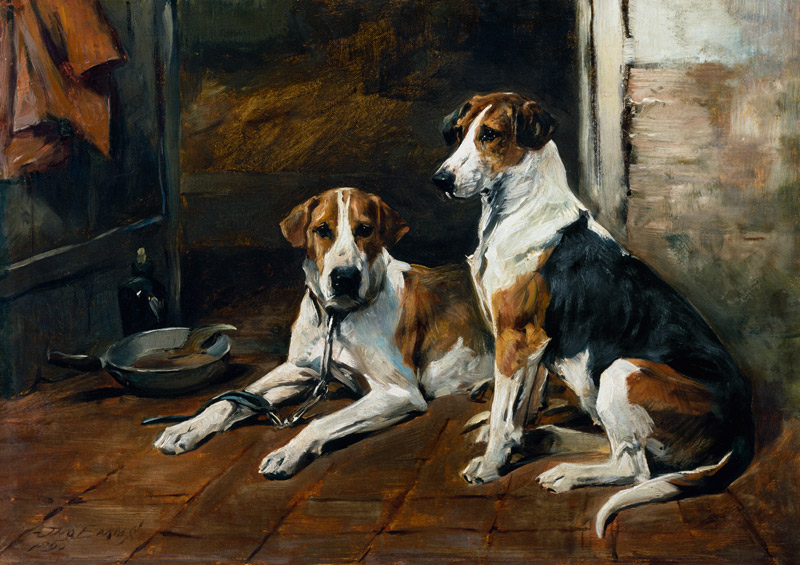 Hounds in a Stable Interior van John Emms