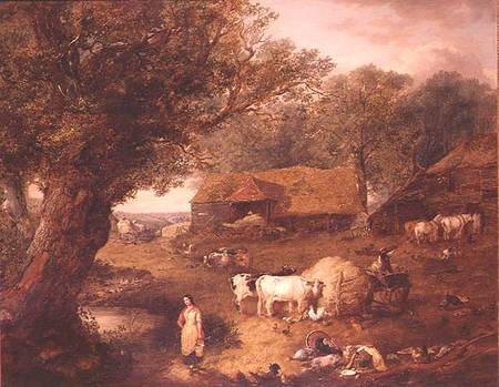 The Farmyard van John Frederick Pasmore
