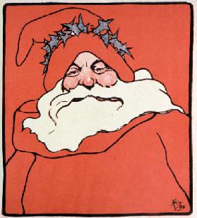 Father Christmas, cover of The Favourite, 1899 (colour litho)