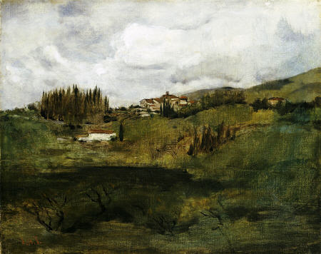 Tuscan Landscape van John Henry Twachtman