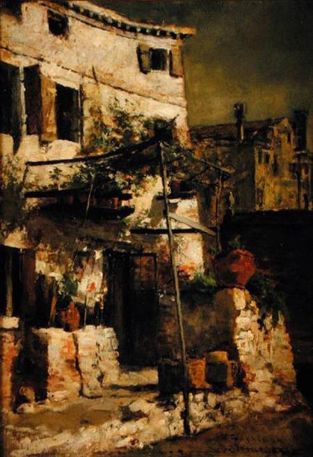 A Venetian Scene van John Henry Twachtman