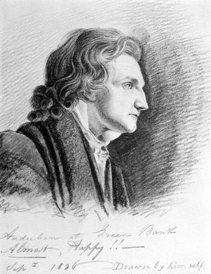 Self Portrait, 1826 (pencil on paper) van John James Audubon
