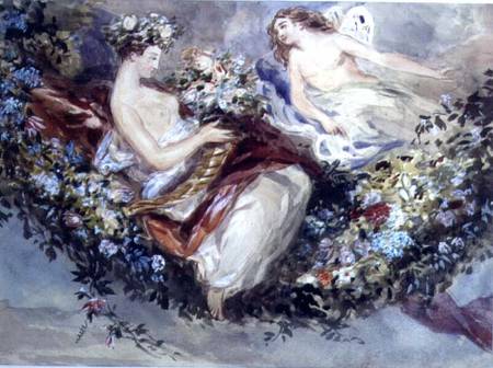 Flora and Zephyr van John James Chalon