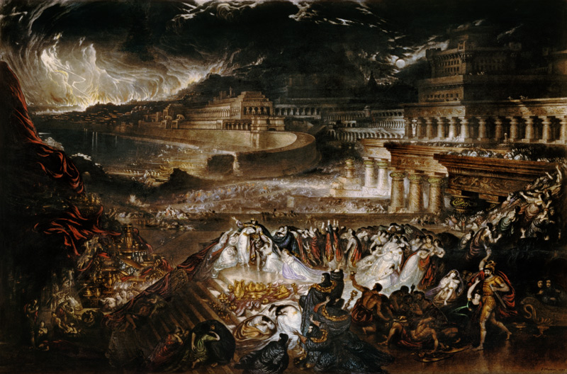 The Fall of Nineveh van John Martin