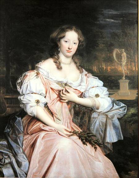 Portrait of Grace Wilbraham (1656-1744) van John Michael Wright