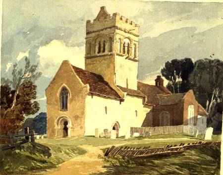 Gillingham Church, Norfolk van John Sell Cotman